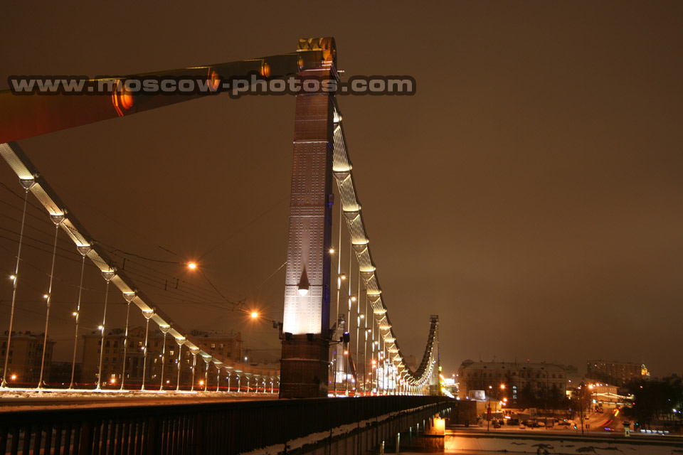 Night View of Krymsky Bridge