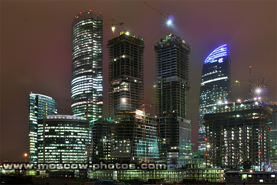 Moscow-City (night view)