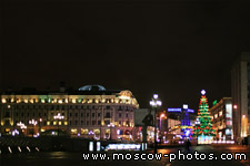 Christmas tree on Manezhnaya Square