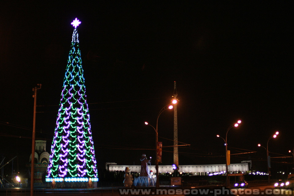 Christmas tree on Poklonnaya Gora