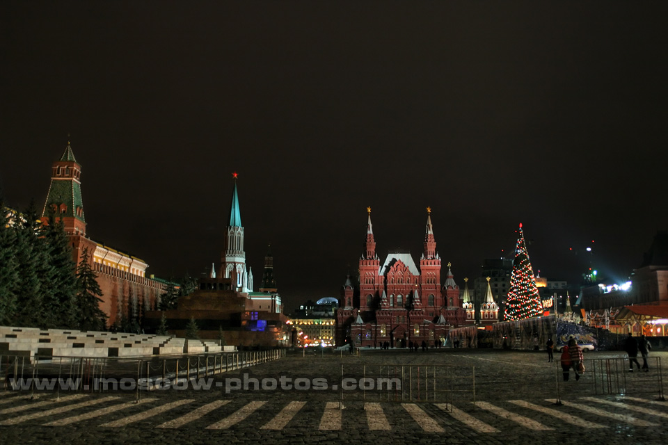 Christmas tree on Red Square
