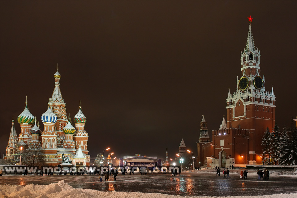 Kremlin during Shirokaya Maslenitsa
