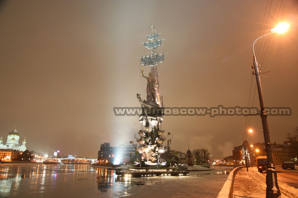 The monument to Peter I (Peter the Great) 