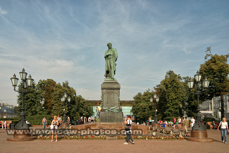 The monument to Alexander Pushkin 