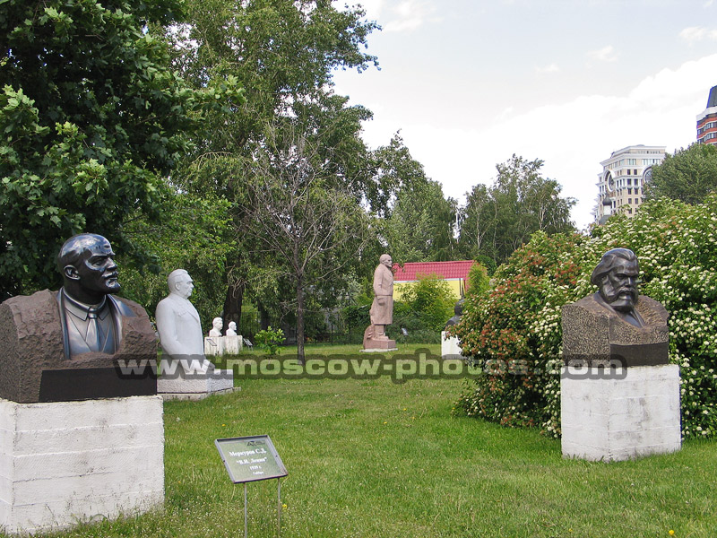 Lenin and Marx monuments